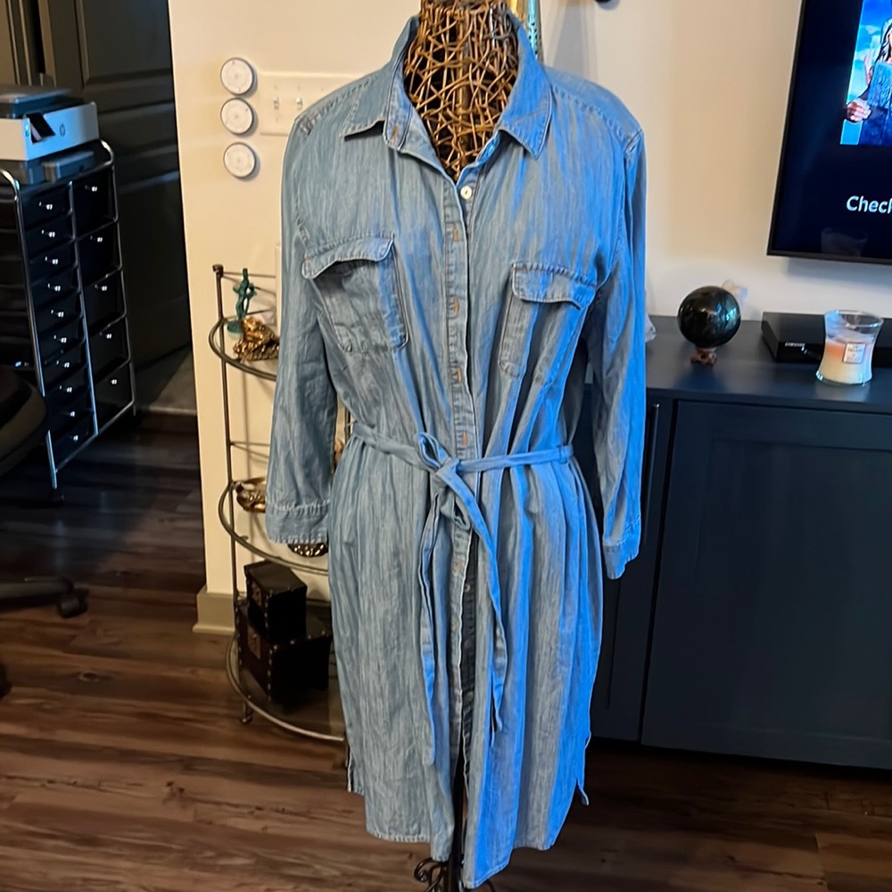Denim dress